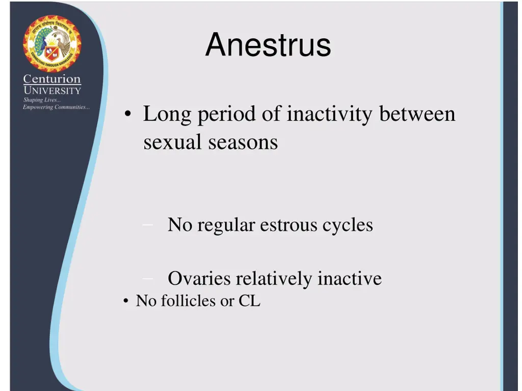 anestrus