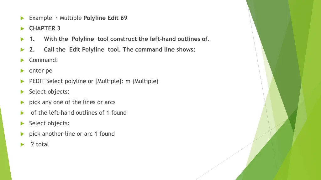 example multiple polyline edit 69
