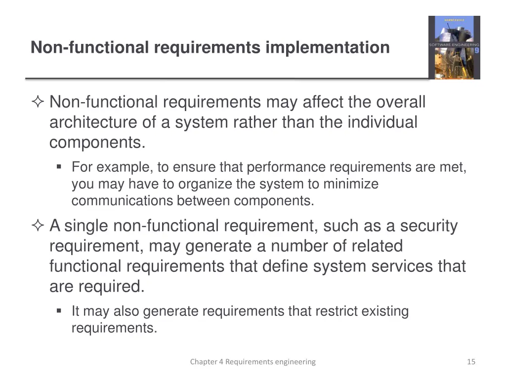 non functional requirements implementation