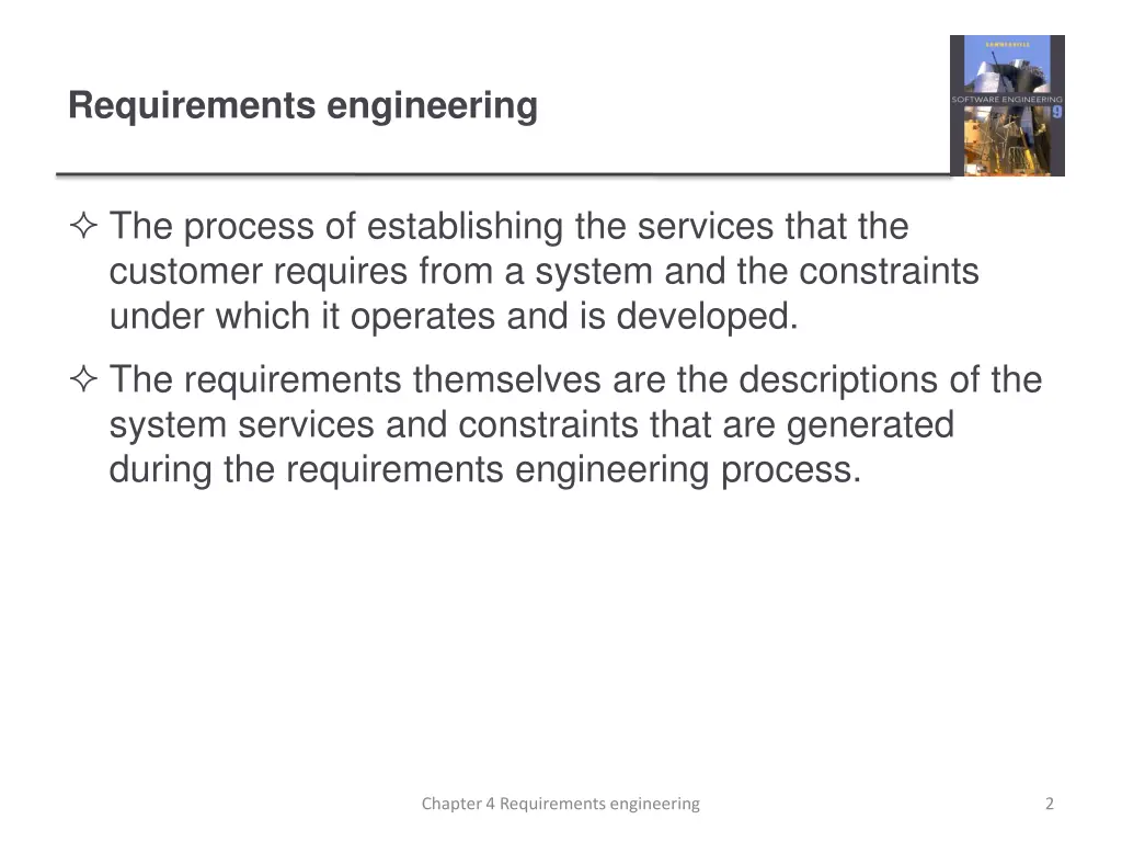 requirements engineering