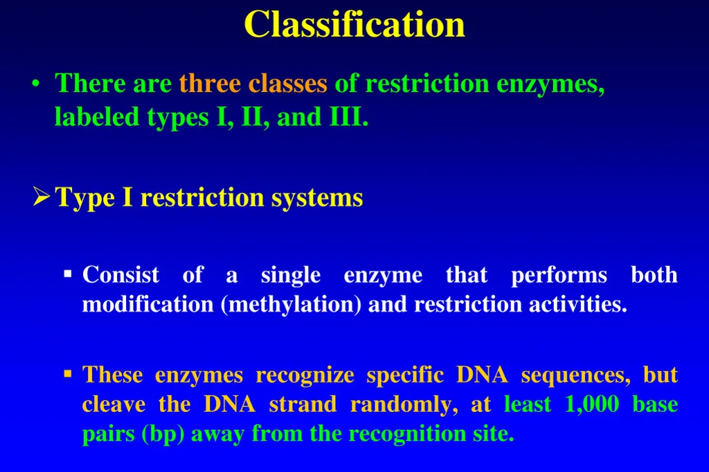 classification
