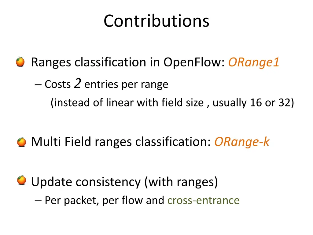 contributions