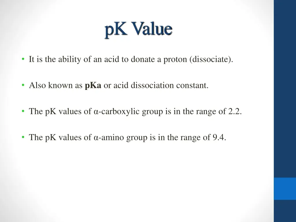 pk value