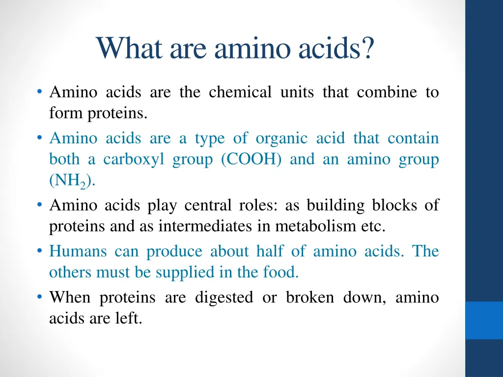 what are amino acids