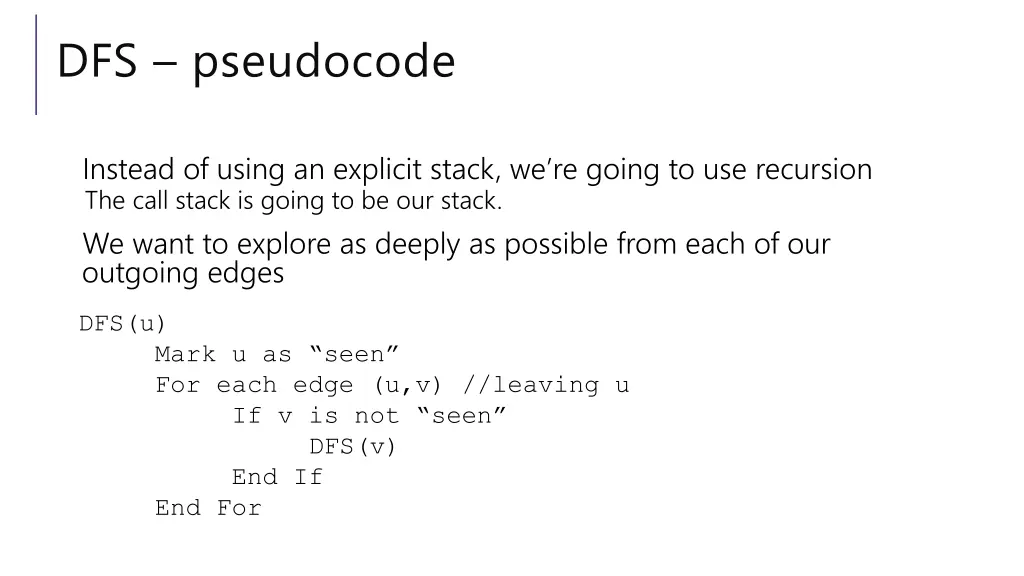 dfs pseudocode 1