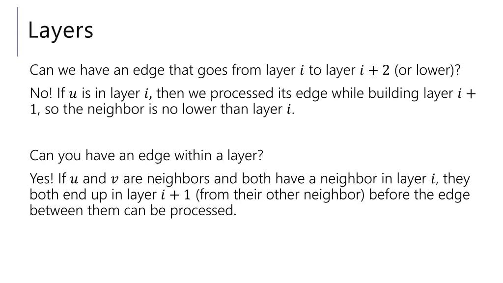 layers