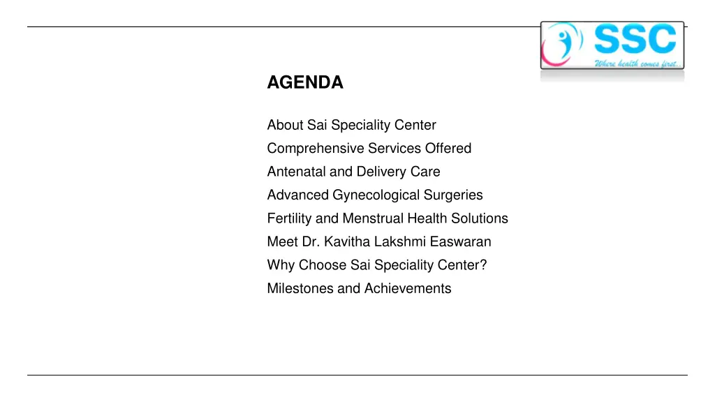 agenda