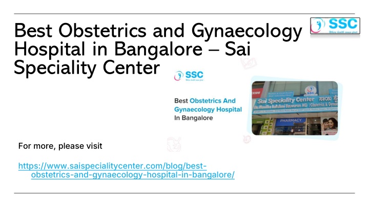 best obstetrics and gynaecology hospital