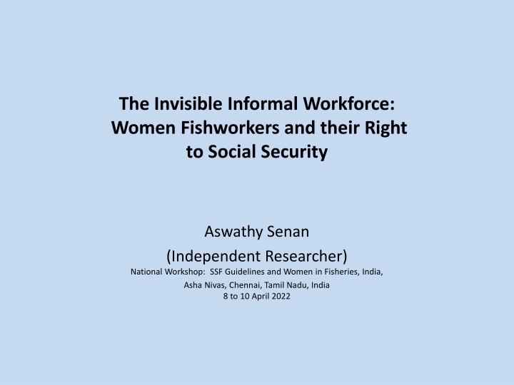 the invisible informal workforce women