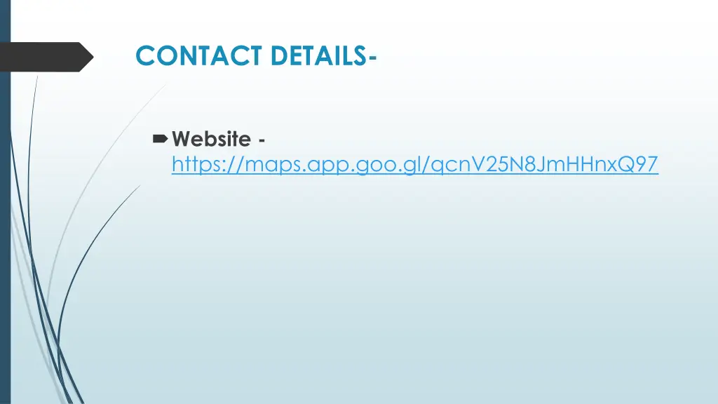 contact details
