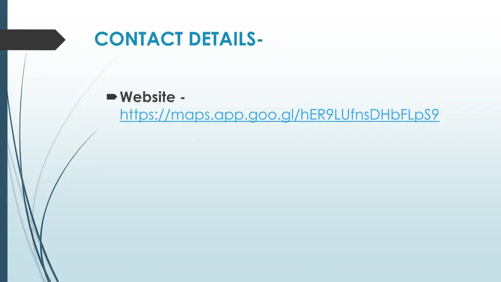 contact details