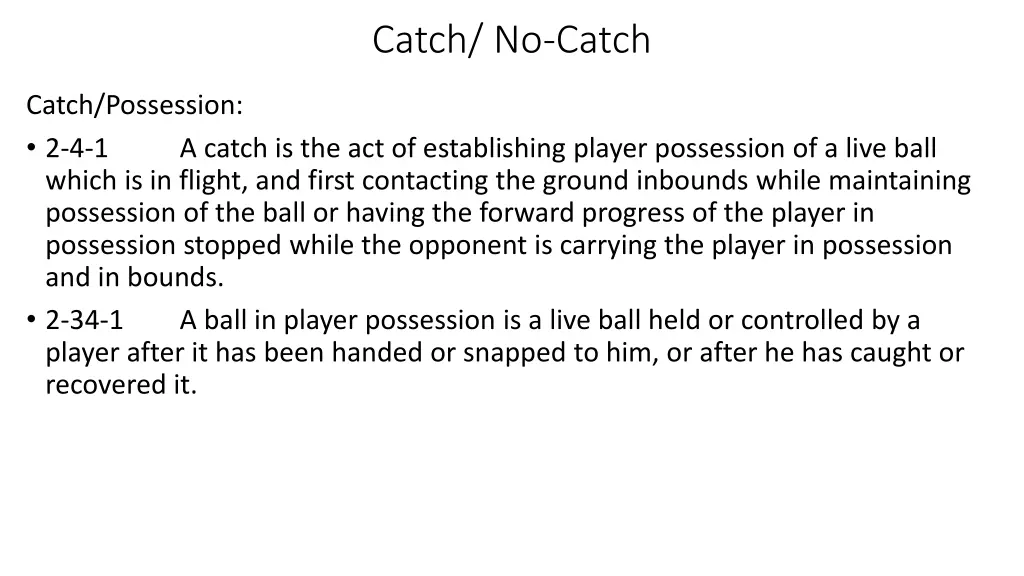 catch no catch 2
