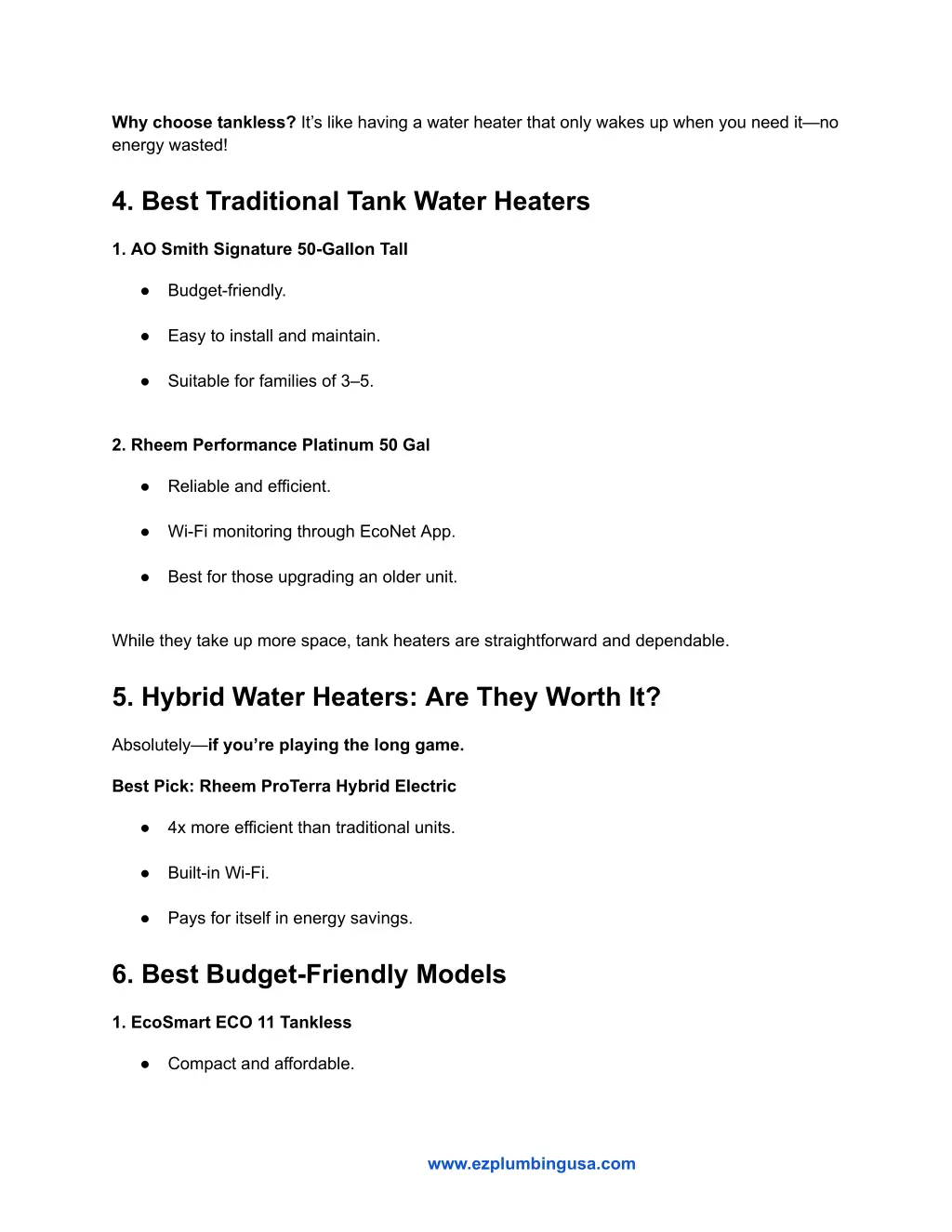 why choose tankless it s like having a water