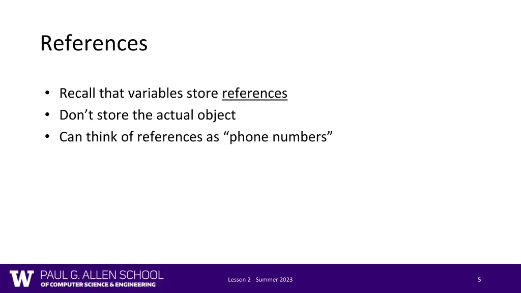 references