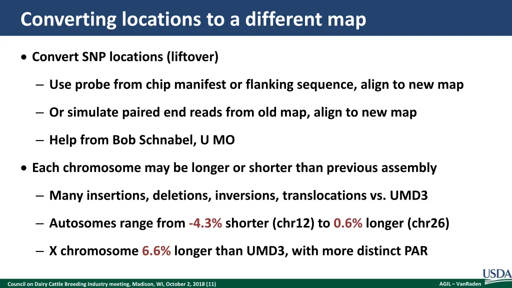converting locations to a different map