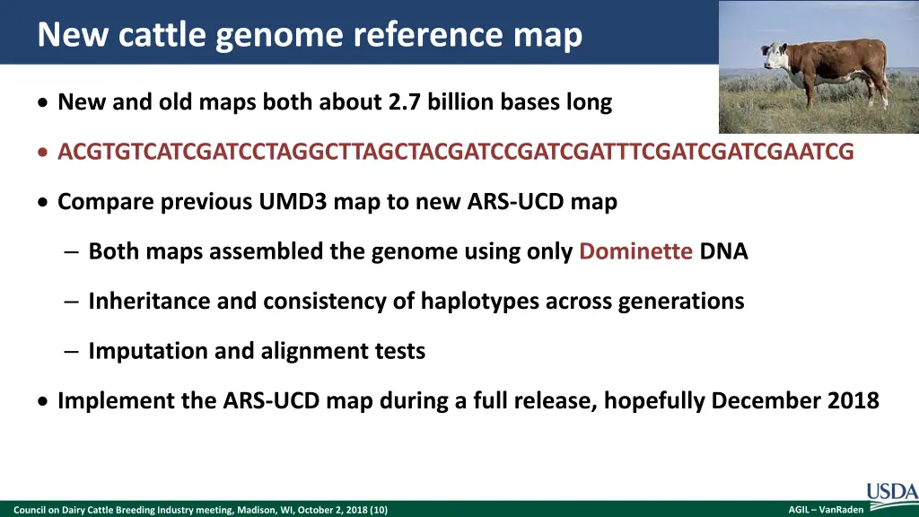 new cattle genome reference map