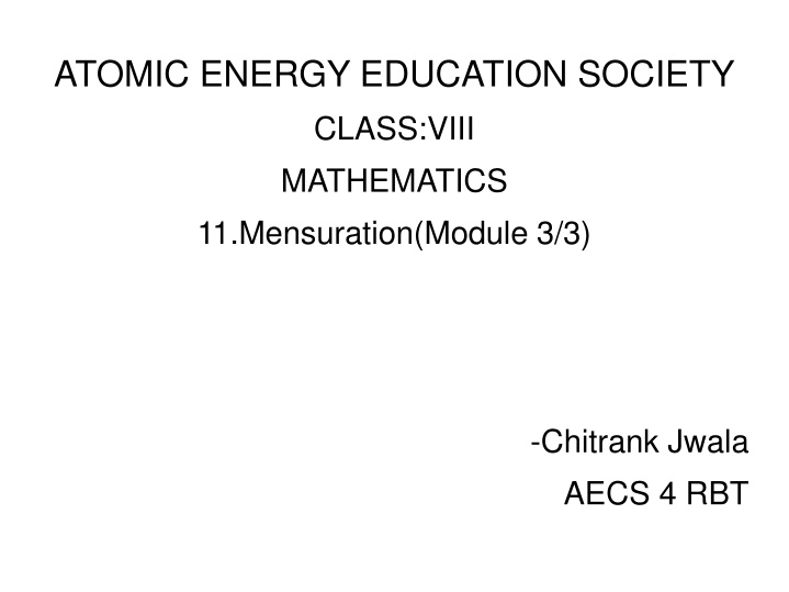 atomic energy education society class viii
