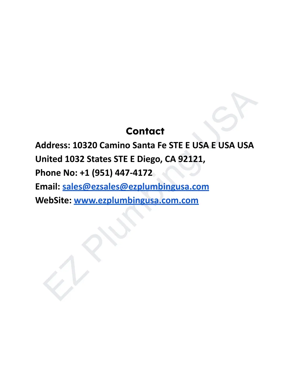 contact address 10320 camino santa