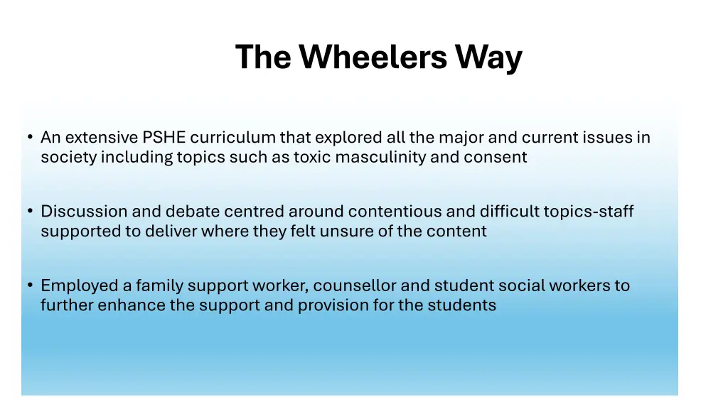 the wheelers way 2