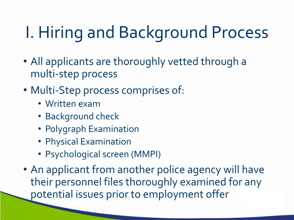 i hiring and background process