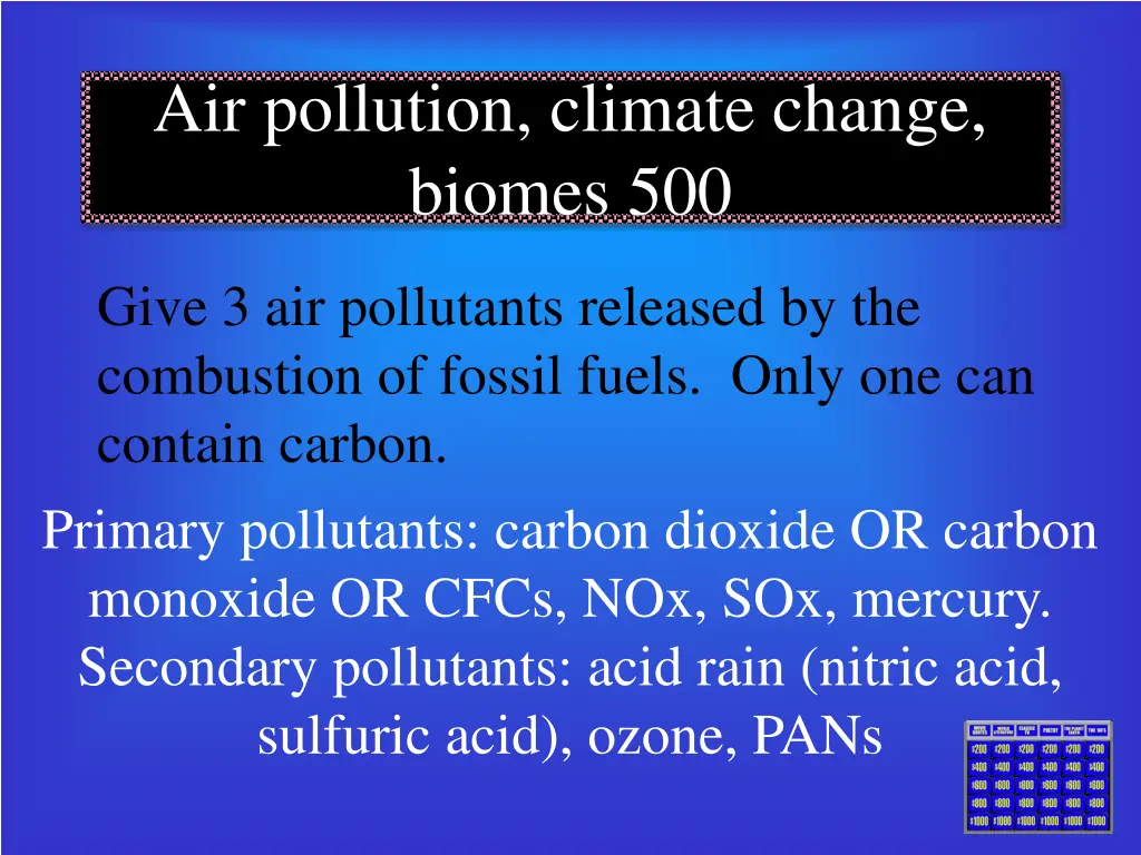 air pollution climate change biomes 500