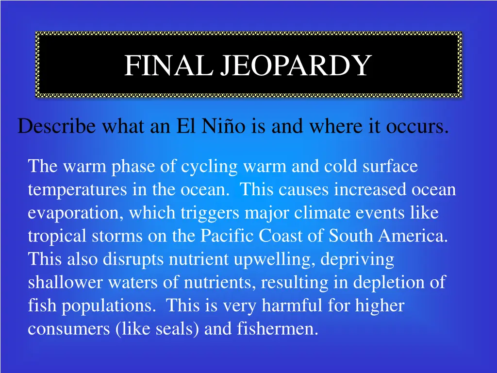 final jeopardy