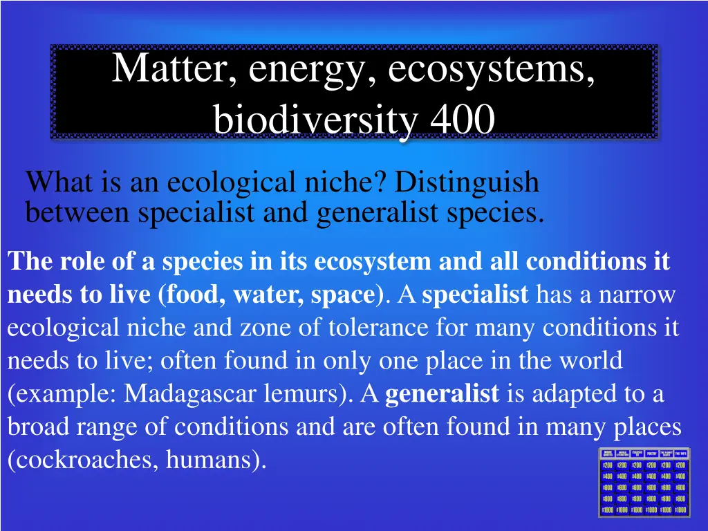 matter energy ecosystems biodiversity 400