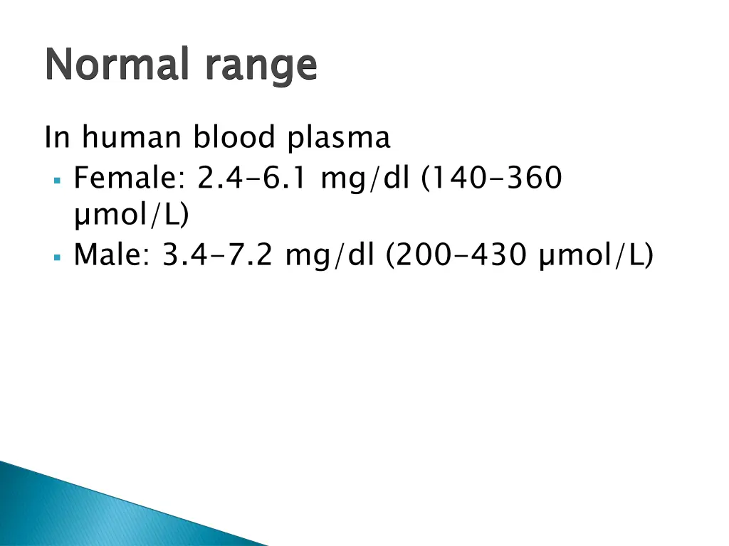 normal range