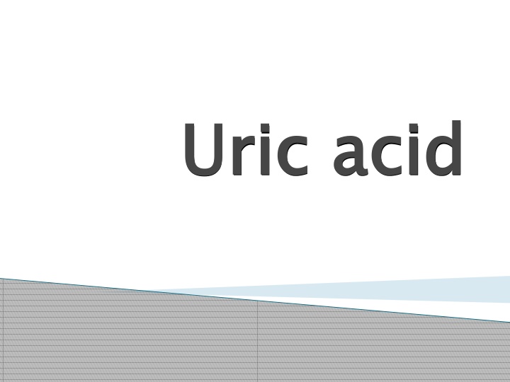 uric acid