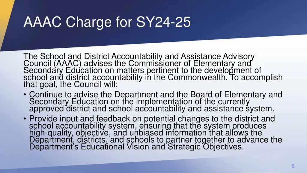 aaac charge for sy24 25