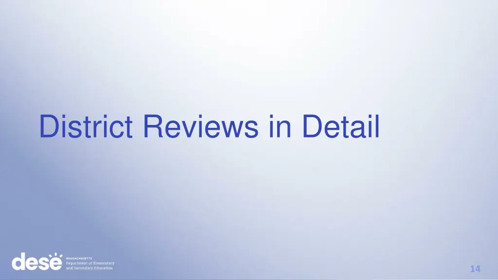 district reviews in detail
