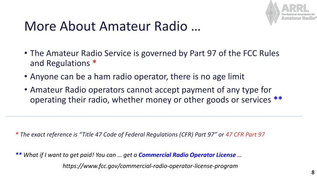more about amateur radio