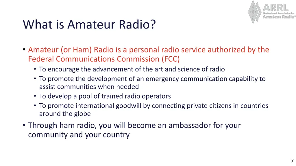 what is amateur radio