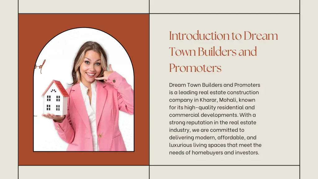 dream town builders and promoters is a leading