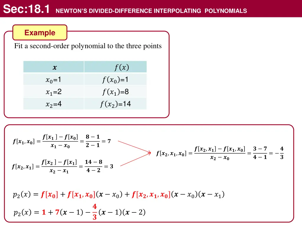 sec 18 1 newton s divided difference 6