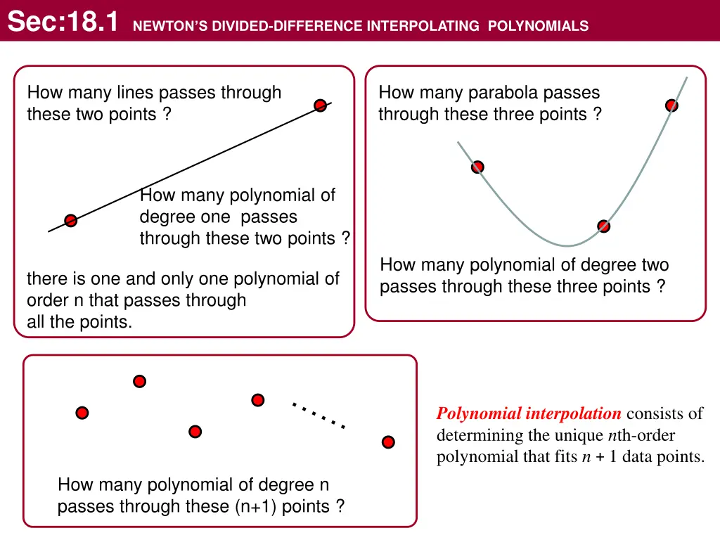 sec 18 1 newton s divided difference