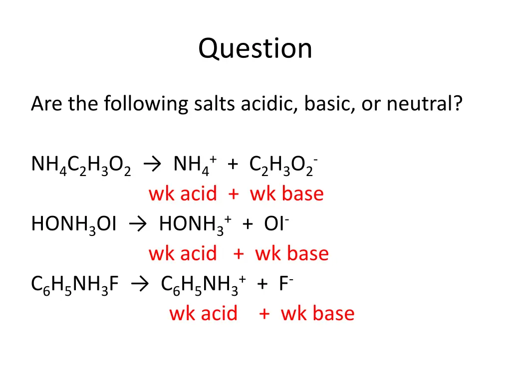 question