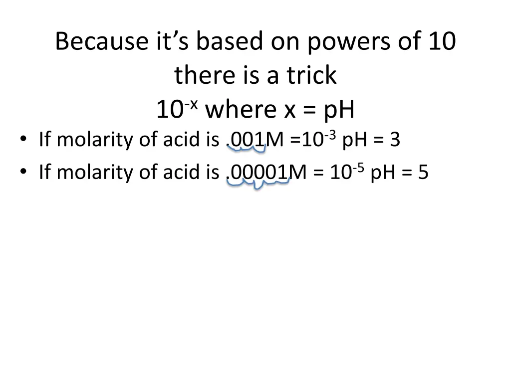 because it s based on powers of 10 there