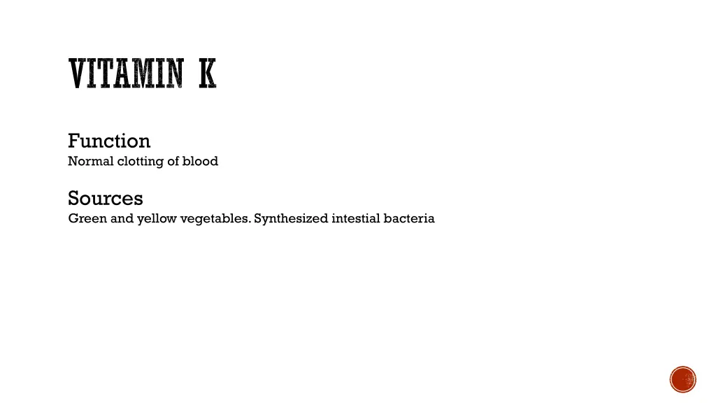 vitamin k