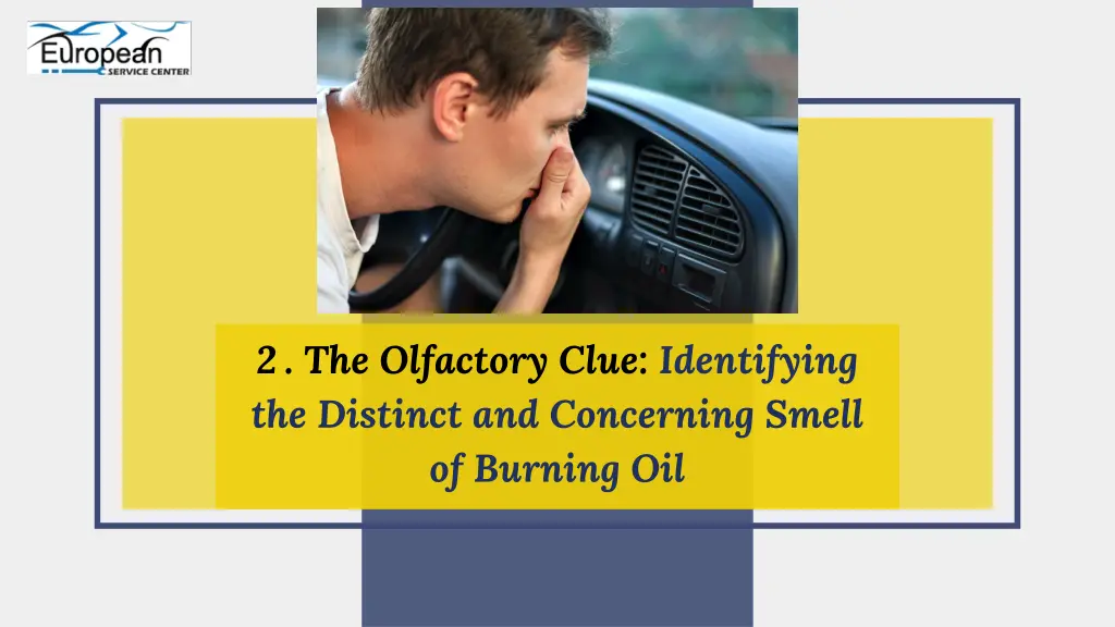 2 the olfactory clue identifying the distinct