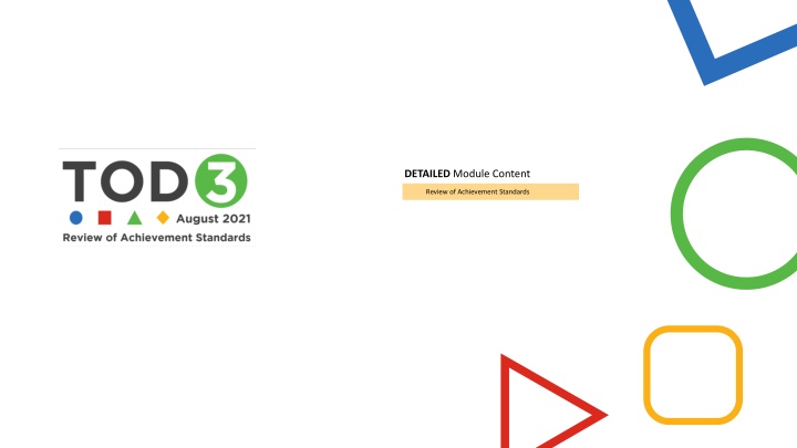 detailed module content