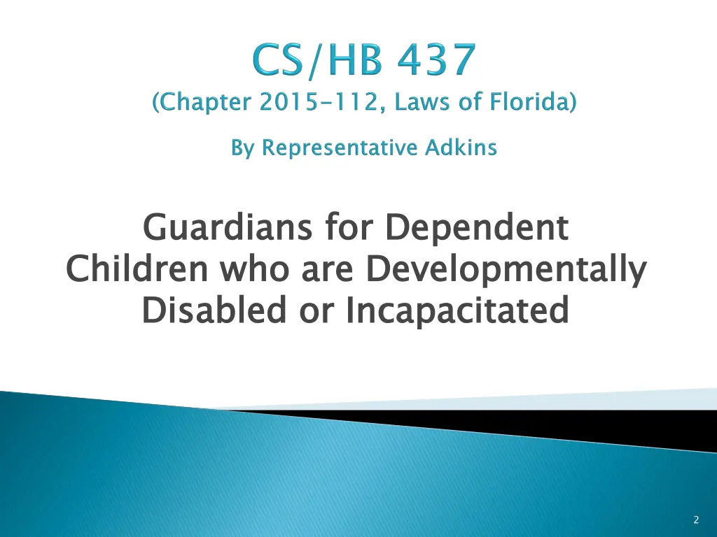 guardians for dependent children