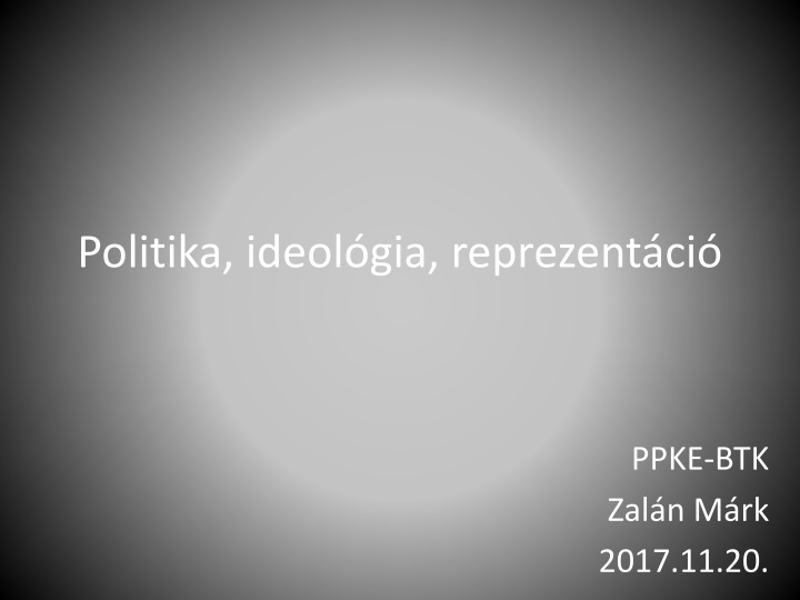 politika ideol gia reprezent ci