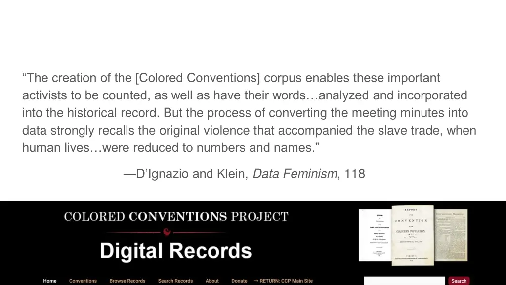 the creation of the colored conventions corpus
