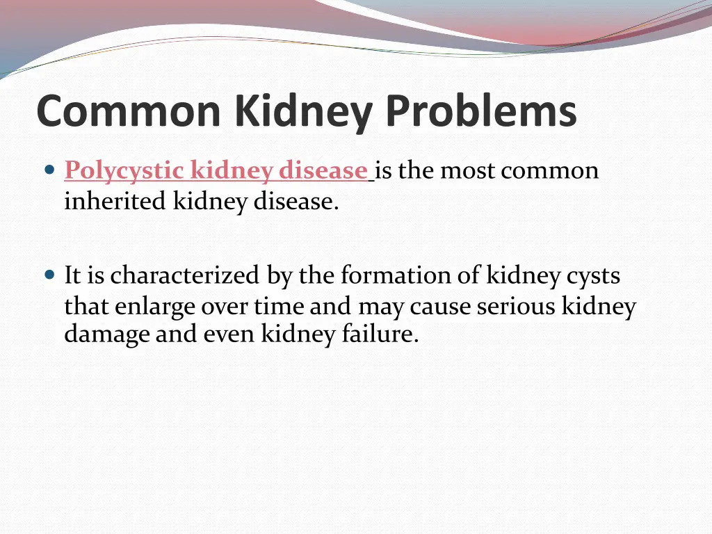 common kidney problems 2