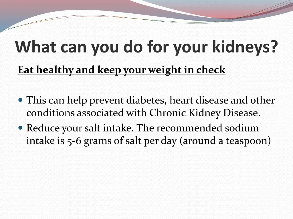 what can you do for your kidneys 3