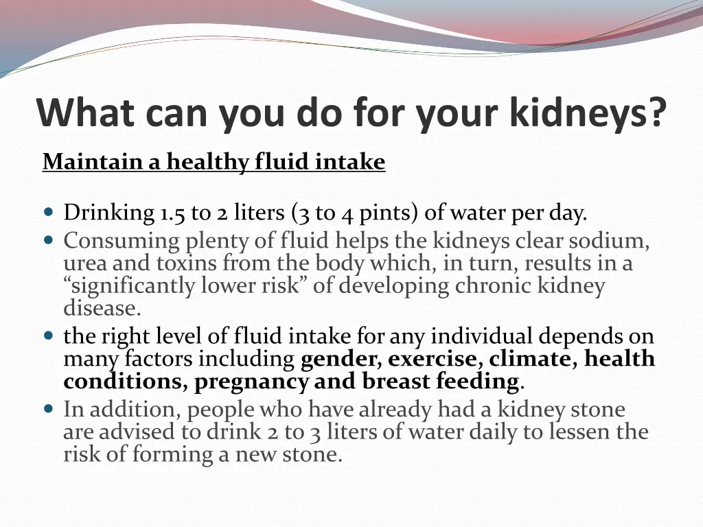 what can you do for your kidneys 4