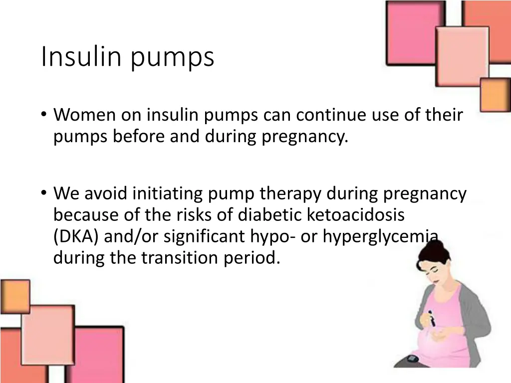 insulin pumps
