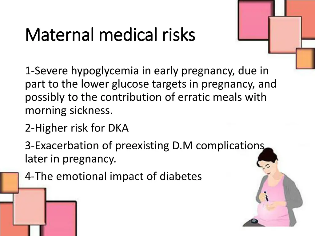 maternal medical risks maternal medical risks