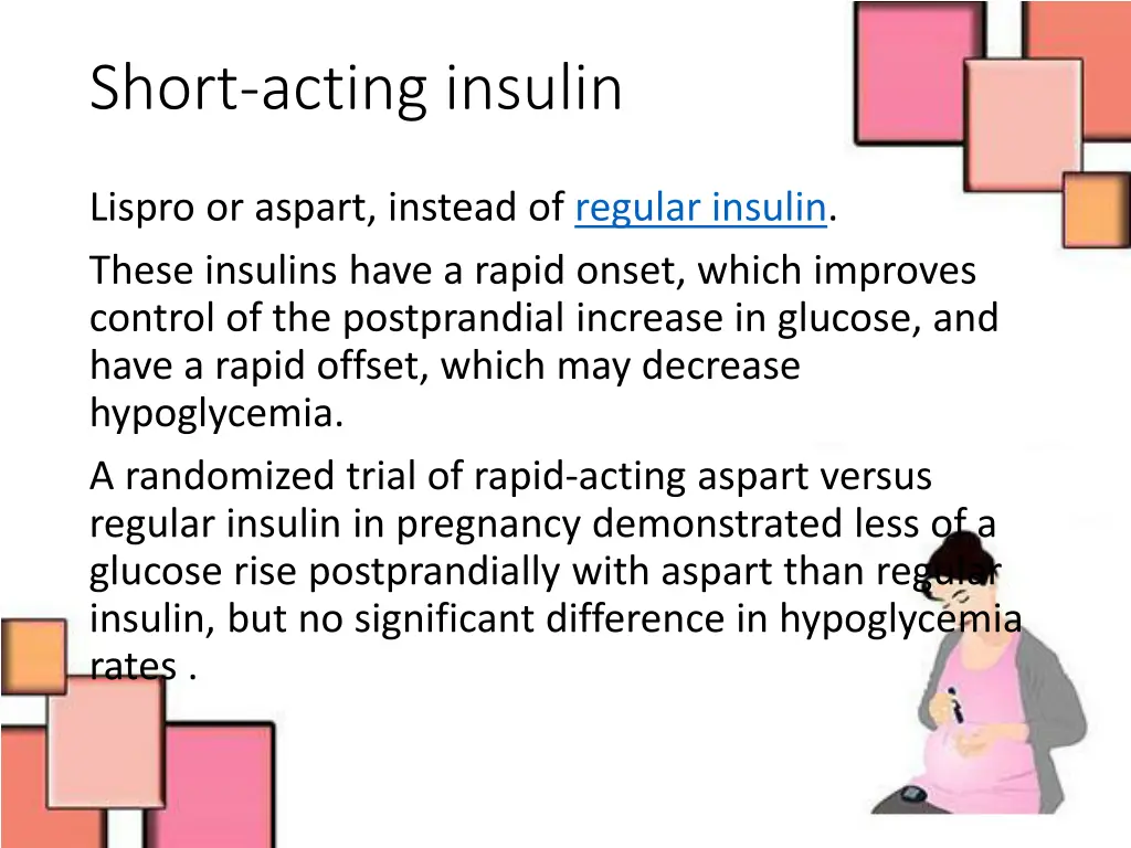 short acting insulin